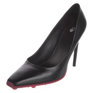 Off-White Black and Red Stiletto Pumps